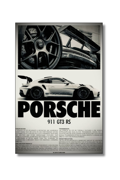 Porshe 911 Gt3 Rs Halı